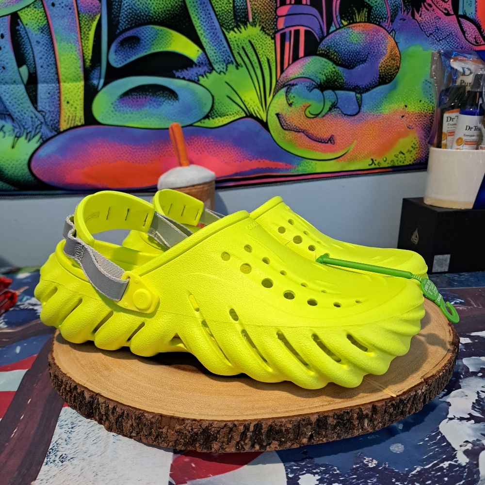 Crocs Echo Reflective Backstrap Slip On Clogs Sol… - image 2